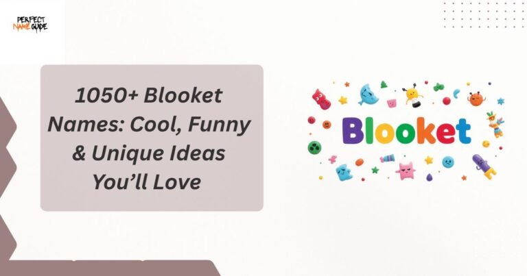 Blooket Names