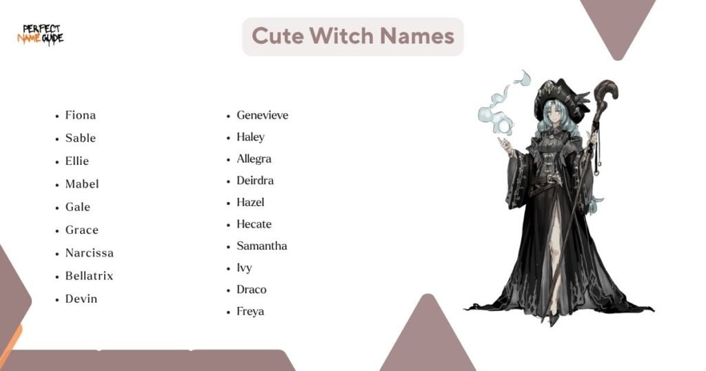 Cute Witch Names
