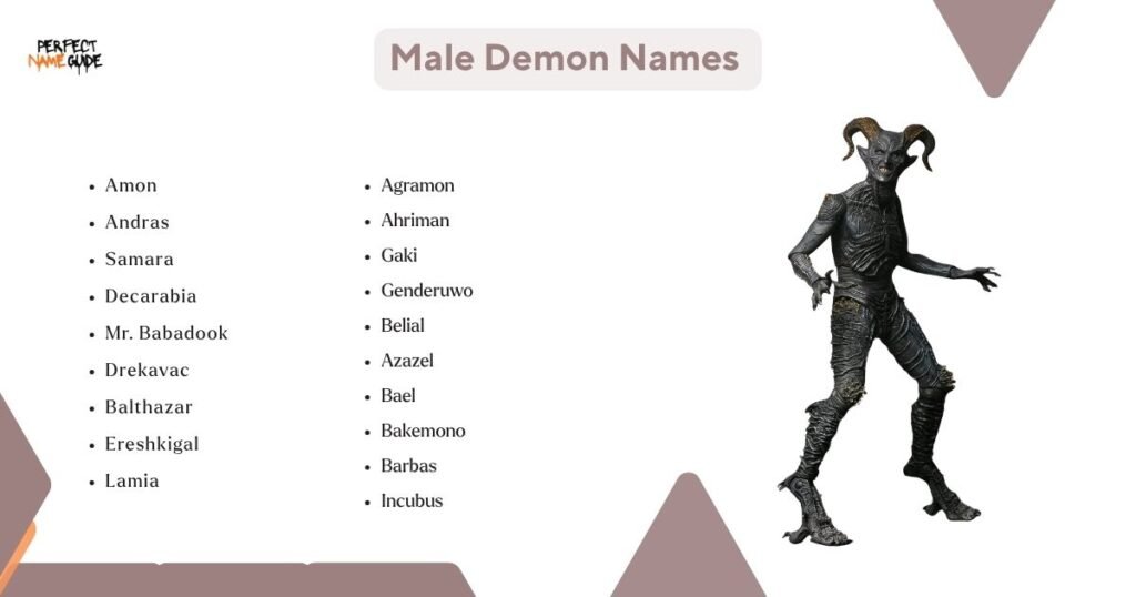 Male demon names 