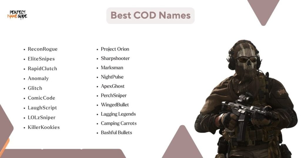 Best COD Names