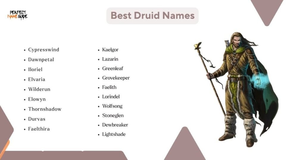 Best Druid Names
