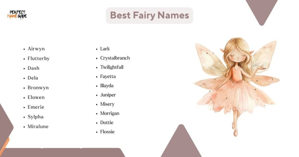 Best Fairy Names