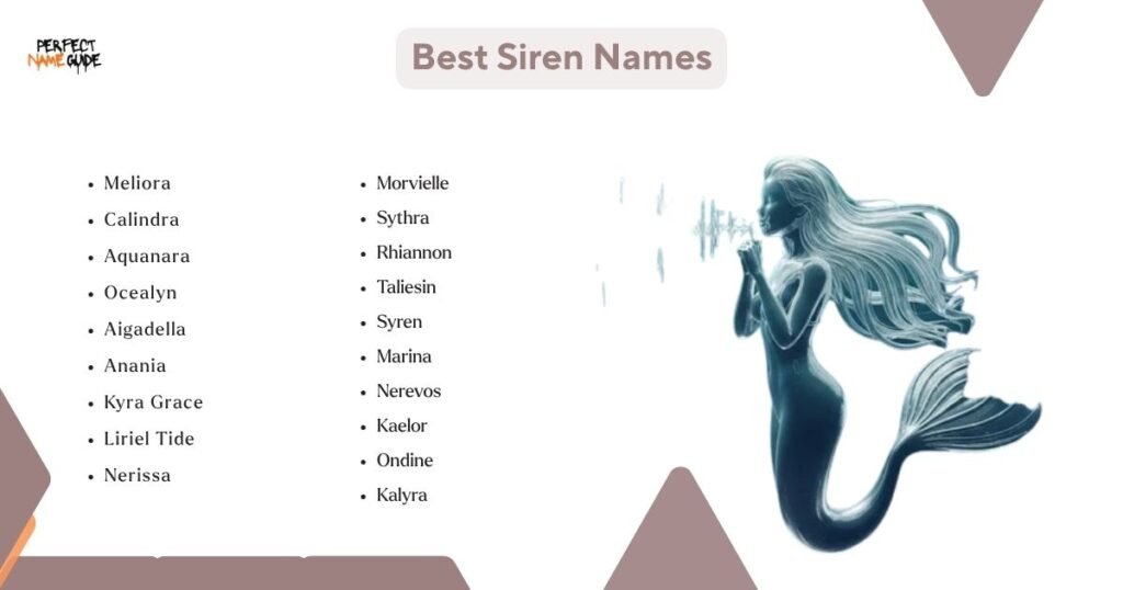 Best Siren Names