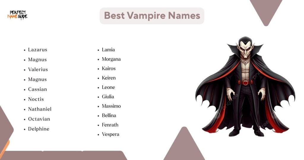 Best Vampire Names
