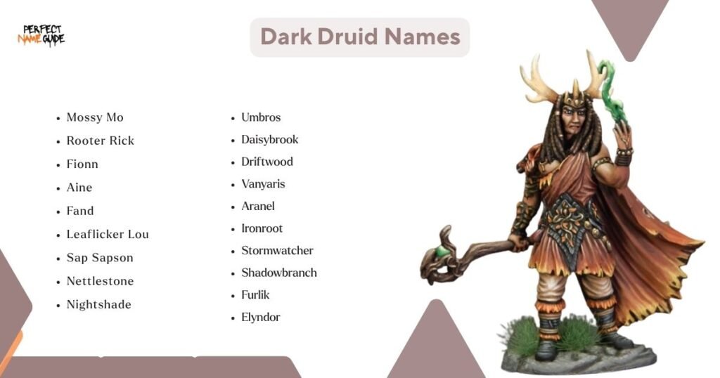 Dark Druid Names