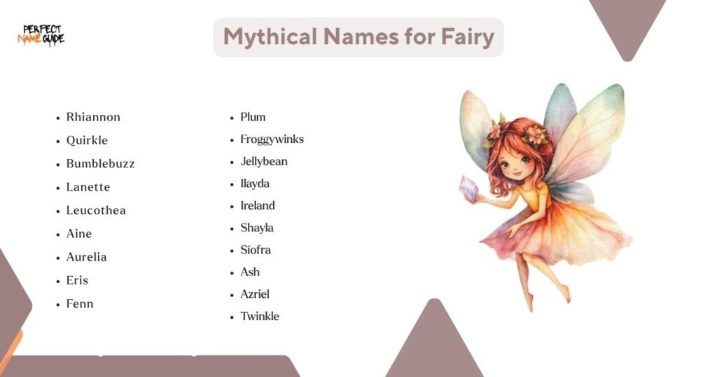 Mythical Names for Fairy