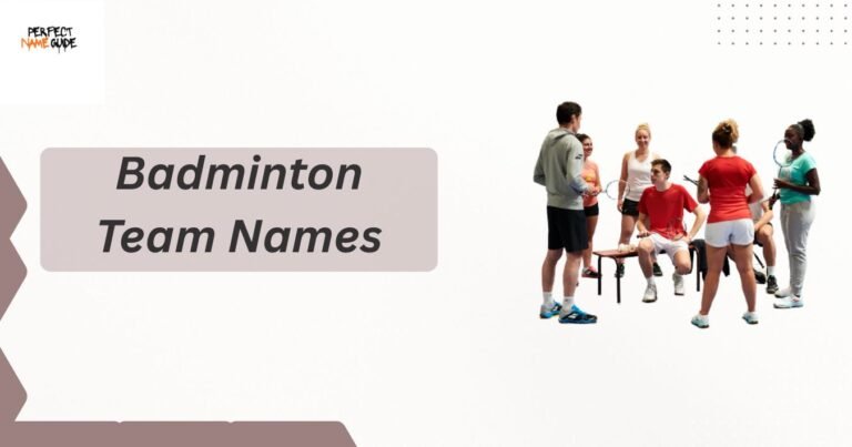 Badminton Team Names