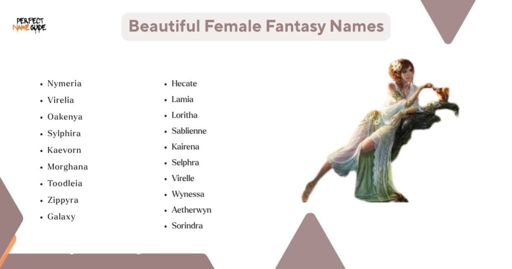 Beautiful Female Fantasy Names