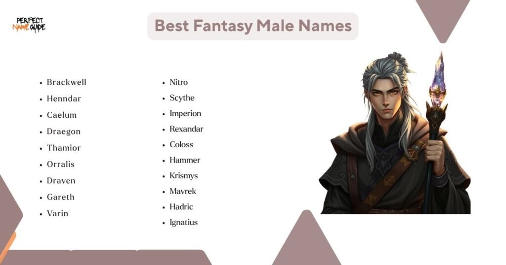 Best Fantasy Male Names