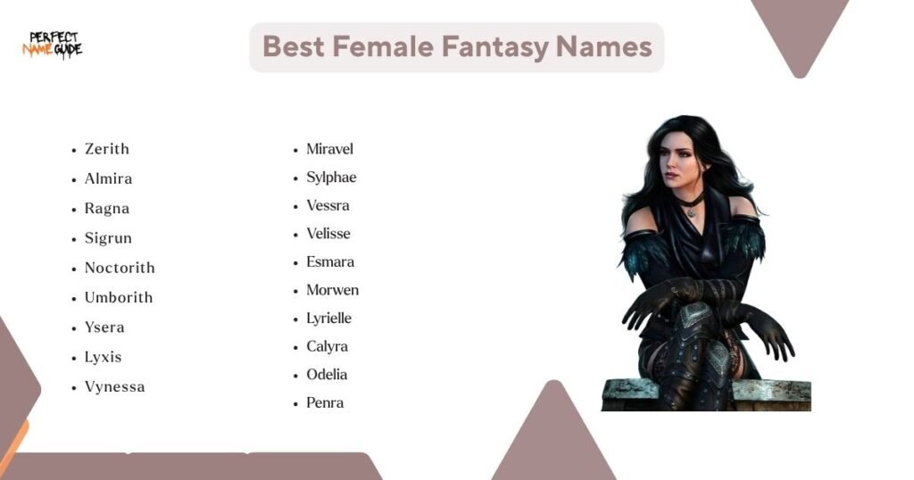 Best Female Fantasy Names