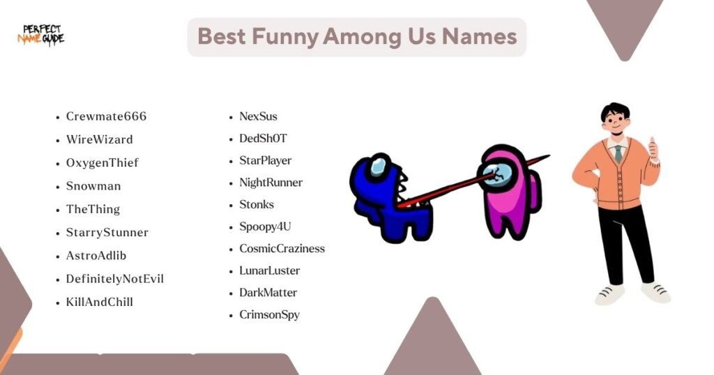 Best Funny Among Us Names