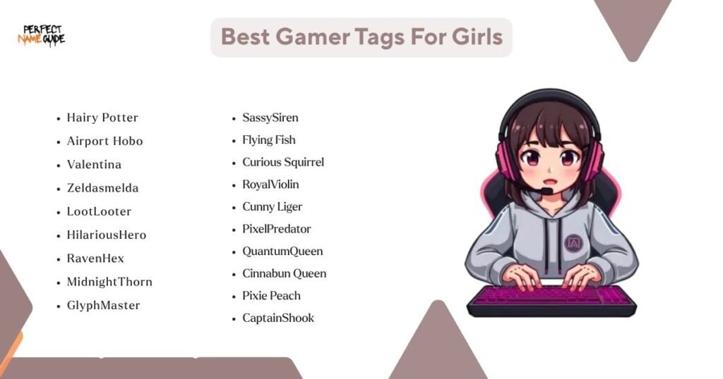Best Gamer Tags For Girls