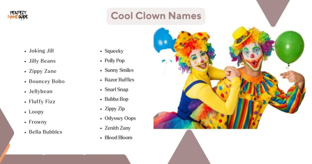 Cool Clown Names