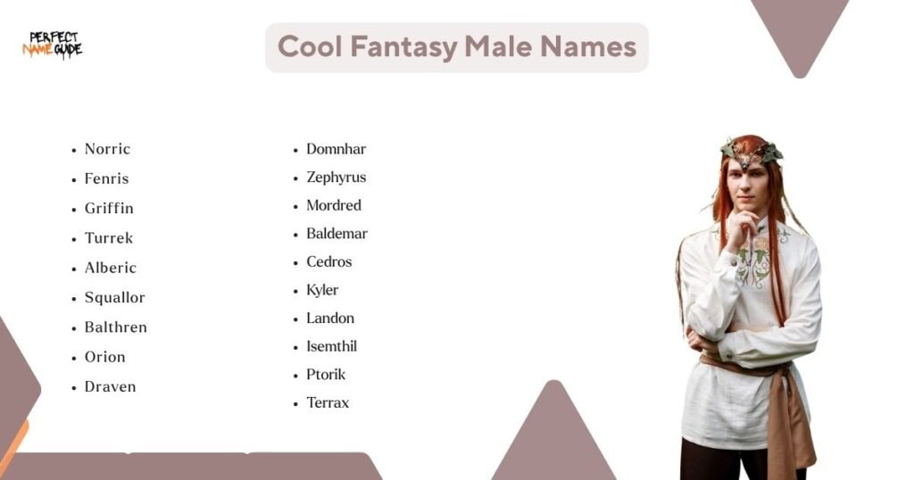Cool Fantasy Male Names