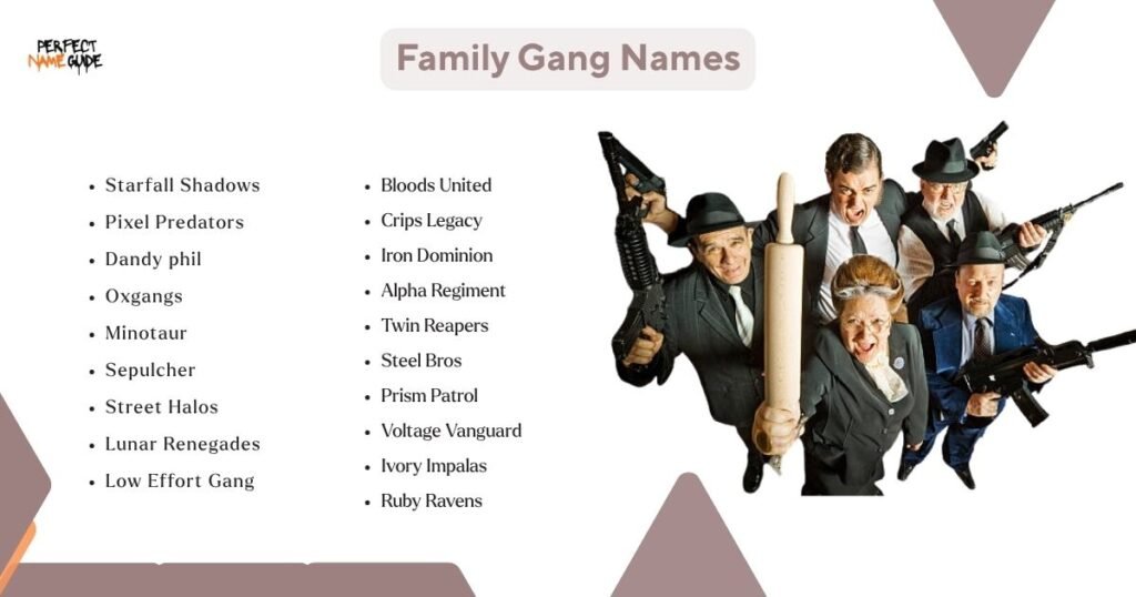 Family Gang Names