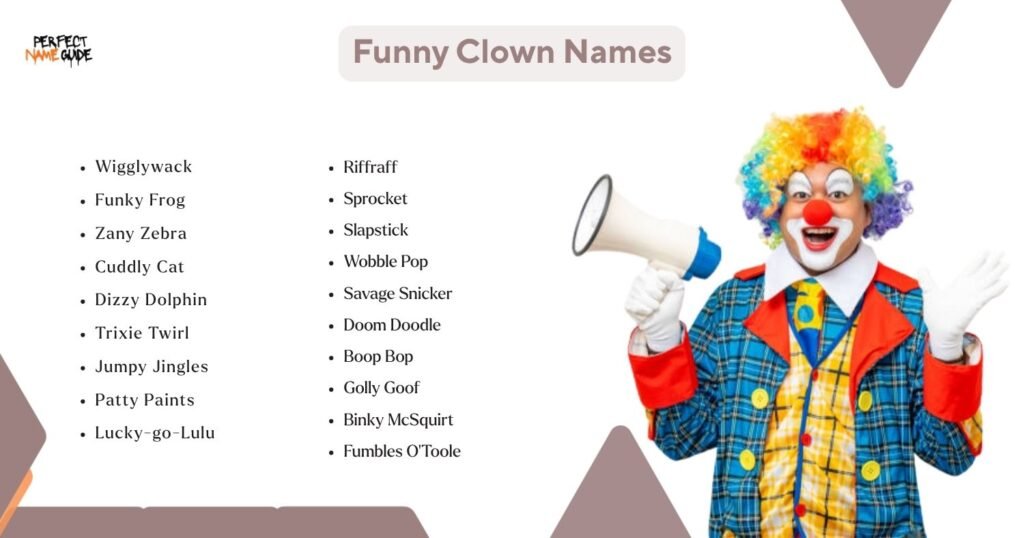 Funny Clown Names