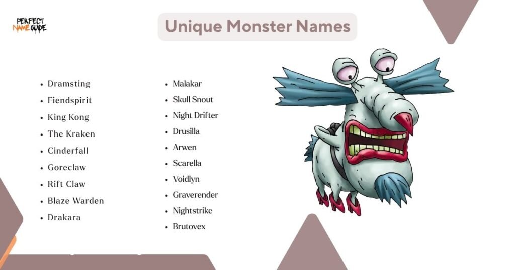 Unique Monster Names