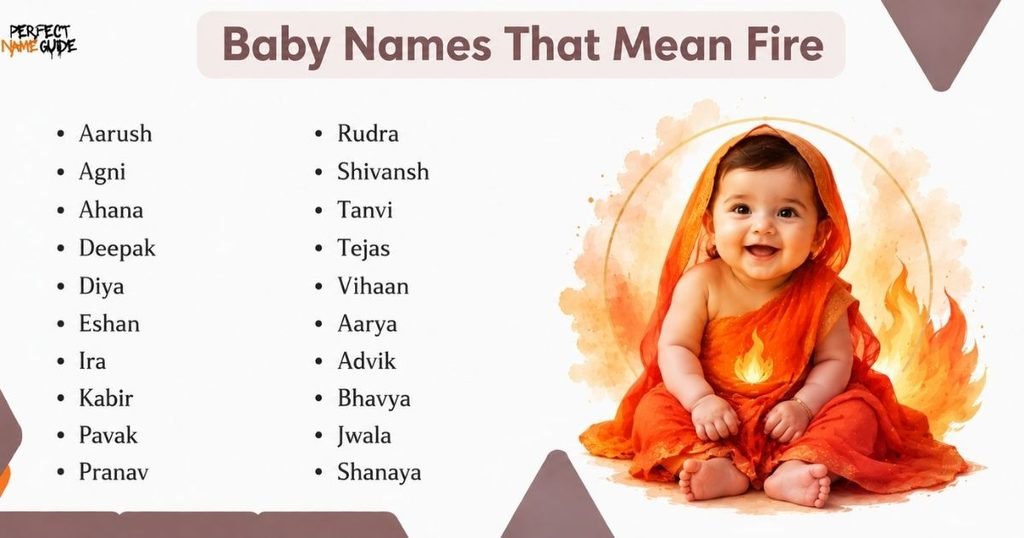 Baby Names That Mean Fire