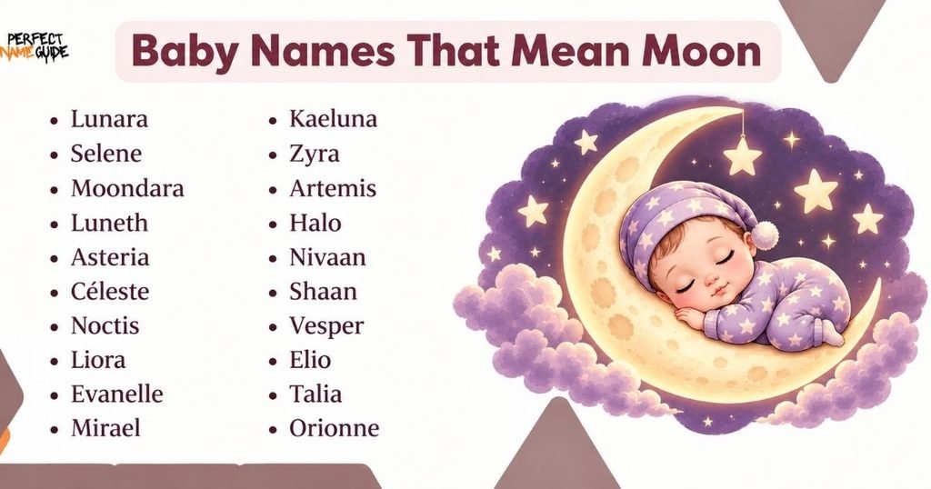 Baby Names That Mean Moon