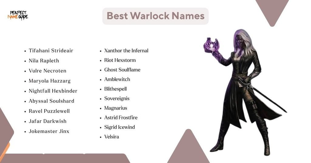 Best Warlock Names
