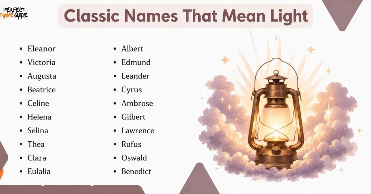 Classic Names That Mean Light