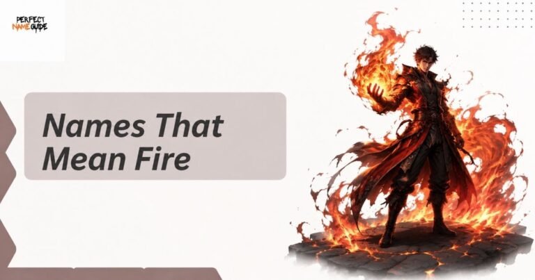 Names That Mean Fire