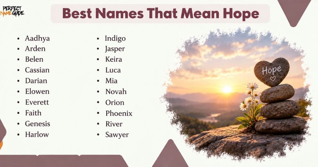 Best Names That Mean Hope