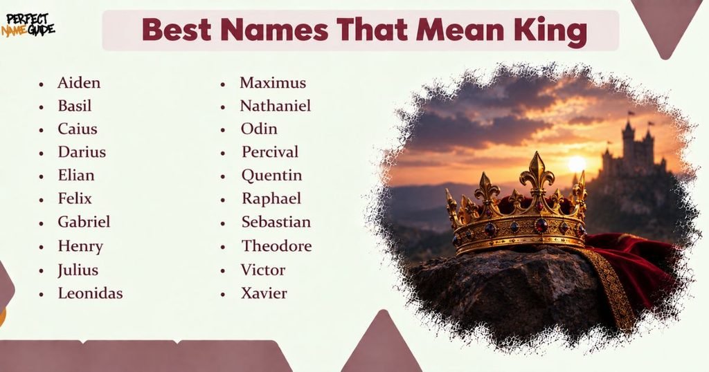 Best Names That Mean King