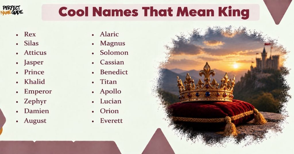 Cool Names That Mean King