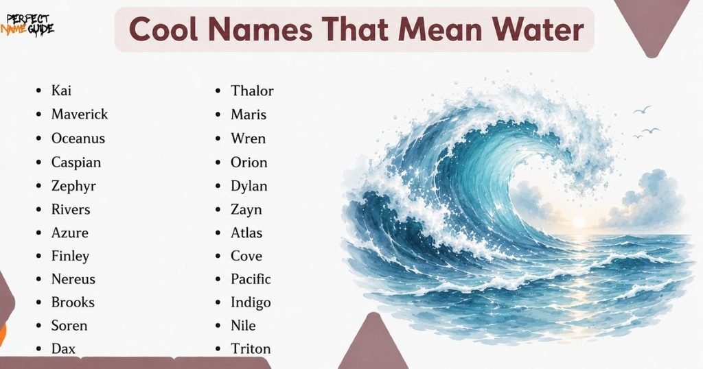 Cool Names That Mean Water