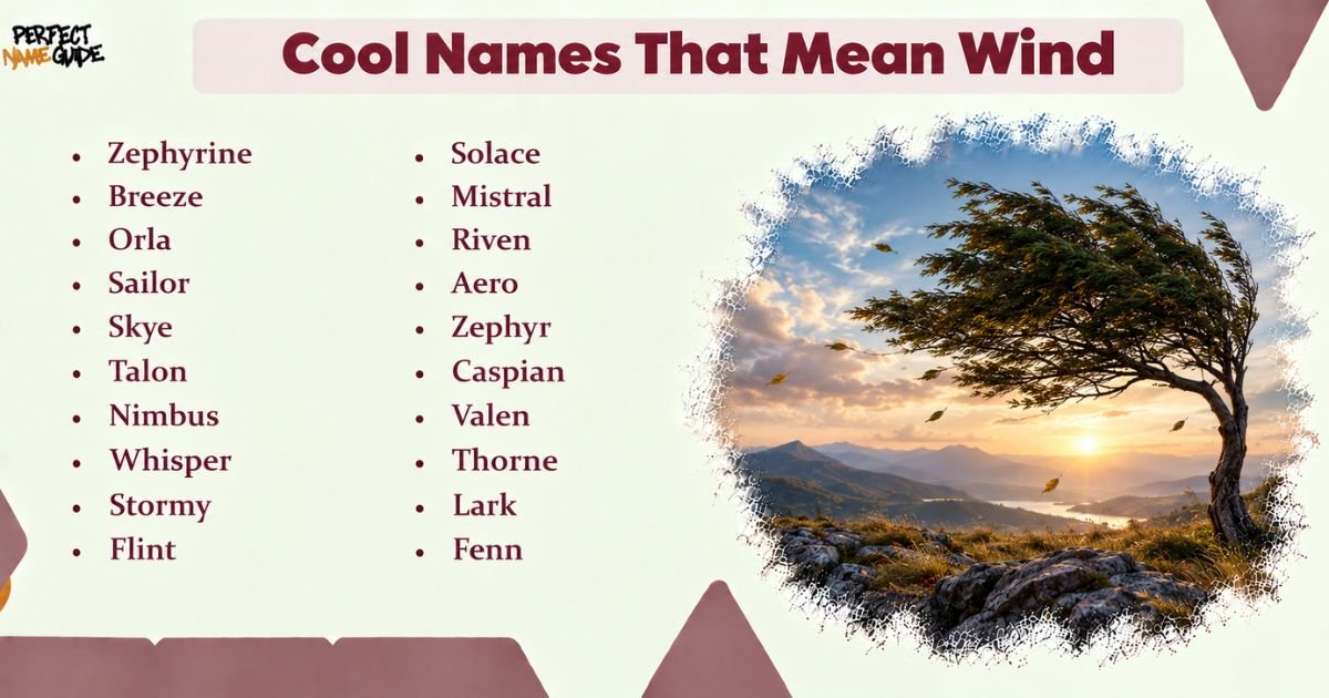 Cool Names That Mean Wind