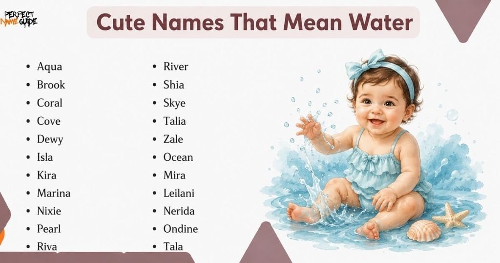 Cute Names That Mean Water