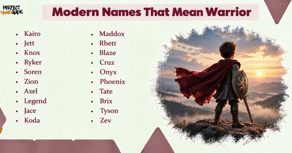 Modern Names That Mean Warrior
