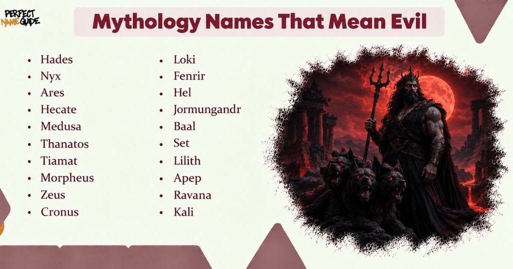 Mythology Names That Mean Evil