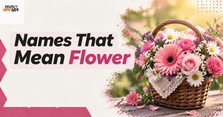 Names That Mean Flower
