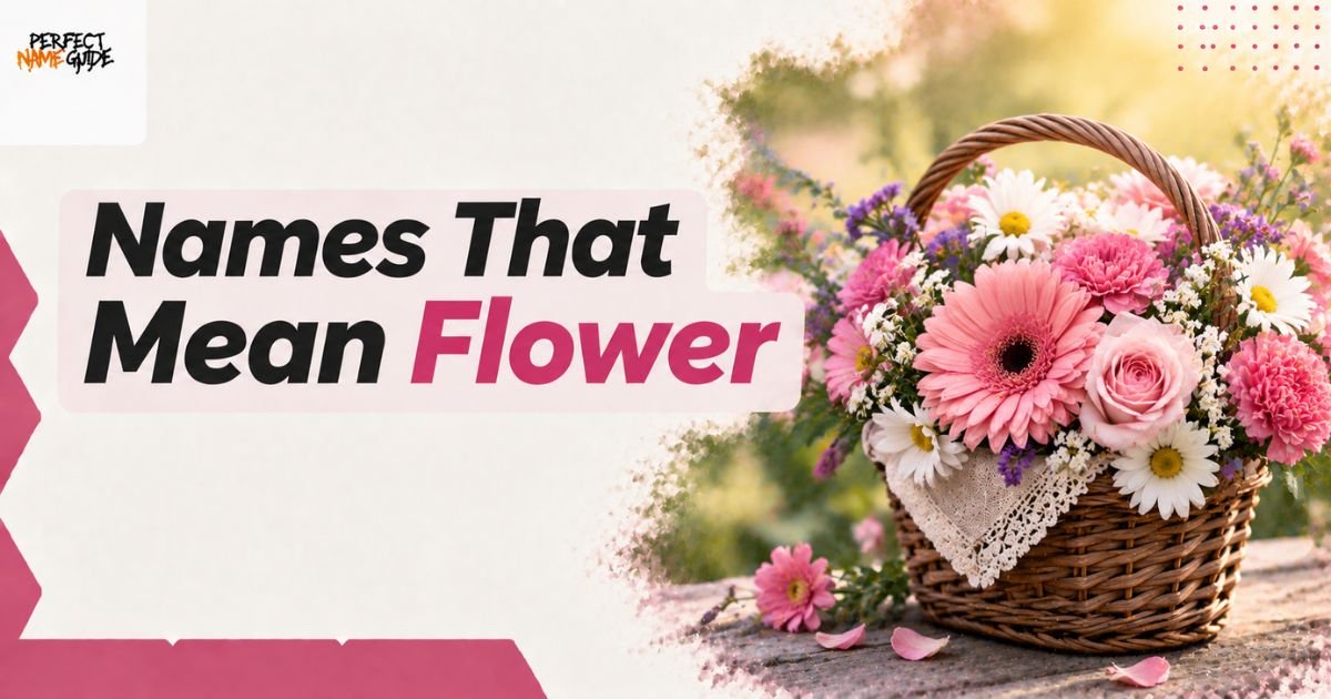 Names That Mean Flower