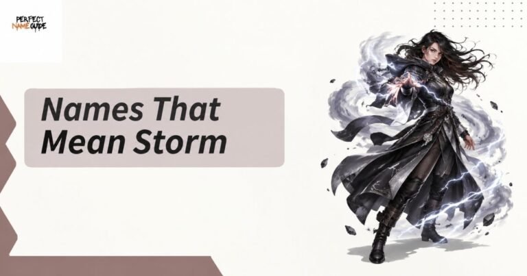 Names That Mean Storm