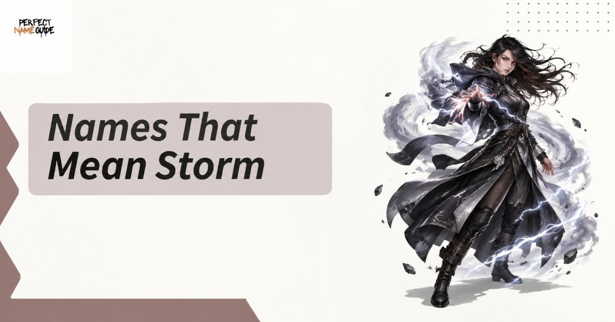 Names That Mean Storm