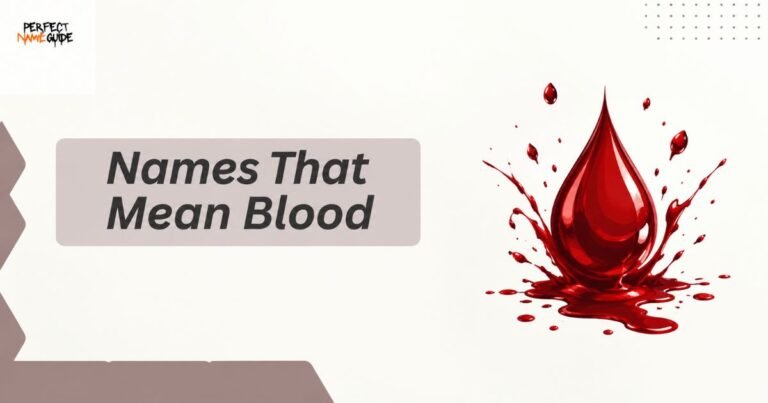 Names That Mean Blood