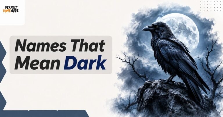 Names That Mean Dark