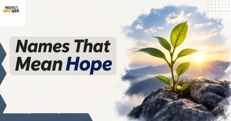 Names That Mean Hope