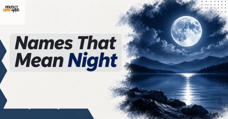 Names That Mean Night