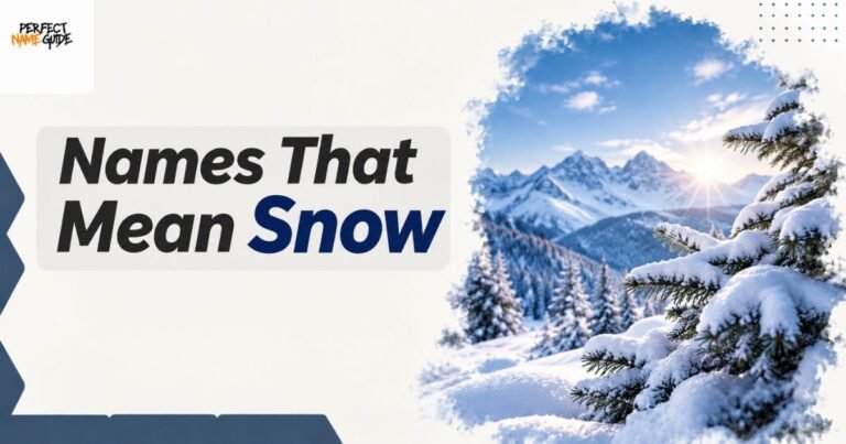 Names That Mean Snow