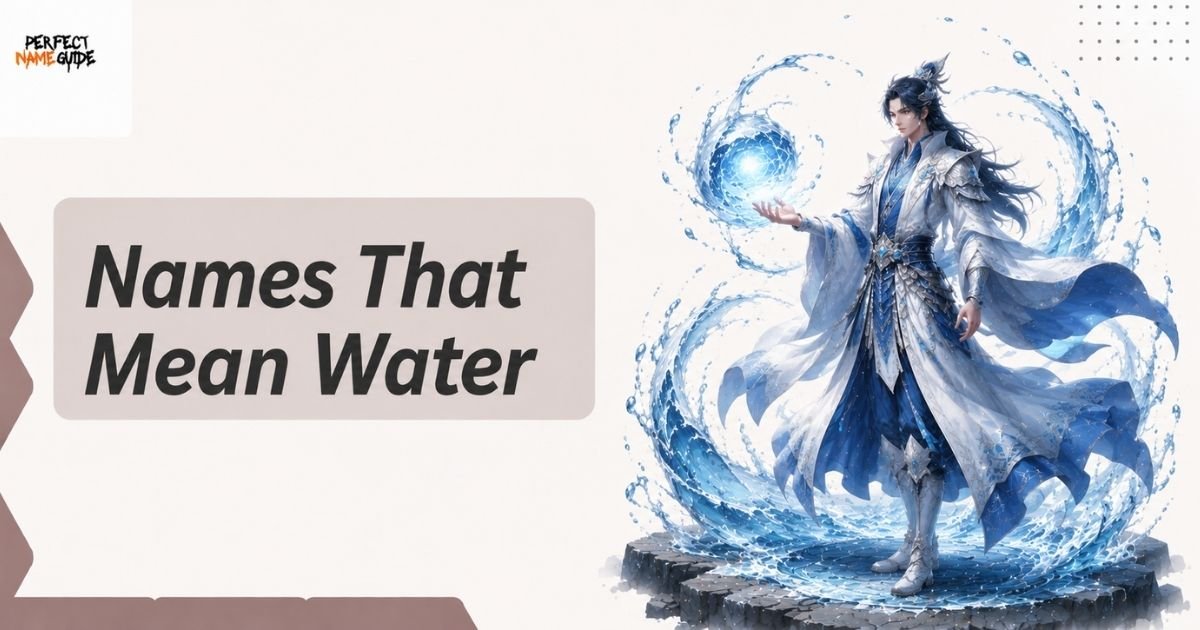 Names That Mean Water